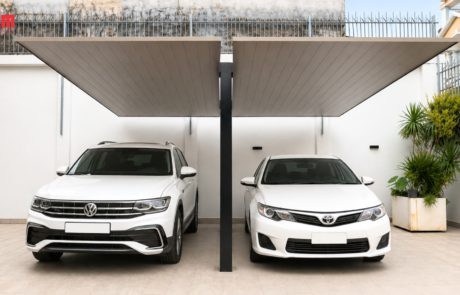 Lắp đặt mái che SC nhôm hợp kim chống nóng cao cấp tại TP.HCM 21 AP BT Carport SC1 2xe 1